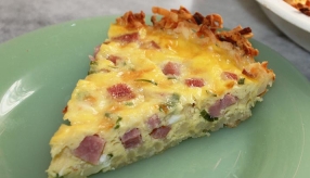 Ham and Swiss Cheese Quiche