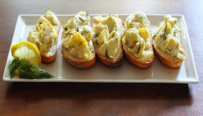 Artichoke Crostini